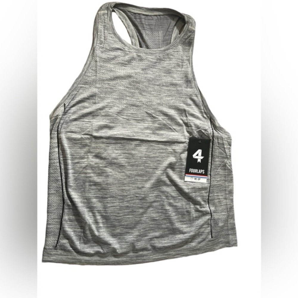 Fourlaps Purpose Seamless‎ Tank top workout activewear tank Grey Heather size XL